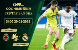 Fb88 bảng kèo trận đấu Villarreal vs Real Madrid