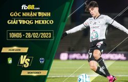 fb88-soi kèo Club Leon vs Monterrey