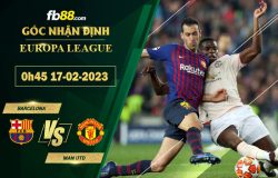 Fb88 soi kèo trận đấu Barcelona vs Man Utd