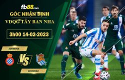 Fb88 soi kèo trận đấu Espanyol vs Sociedad