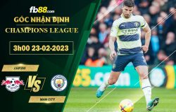 Fb88 soi kèo trận đấu Leipzig vs Man City