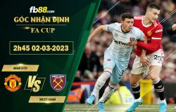 Fb88 soi kèo trận đấu Man Utd vs West Ham