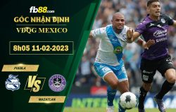 Fb88 soi kèo trận đấu Puebla vs Mazatlan