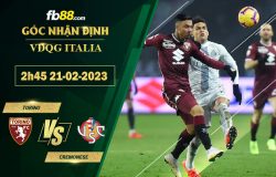 Fb88 soi kèo trận đấu Torino vs Cremonese