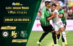 Fb88 soi kèo trận đấu Udinese vs Sassuolo