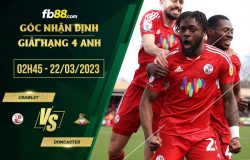 fb88-soi kèo Crawley vs Doncaster