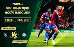 fb88-soi kèo Crystal Palace vs Leicester