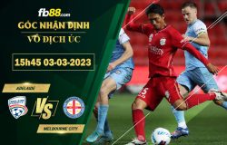 Fb88 soi kèo trận đấu Adelaide vs Melbourne City