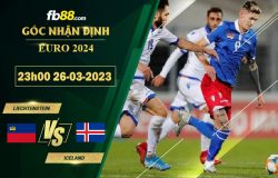 Fb88 soi kèo trận đấu Liechtenstein vs Iceland