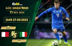 Fb88 soi kèo trận đấu Malta vs Italy