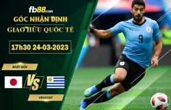 Fb88 soi kèo trận đấu Nhật Bản vs Uruguay