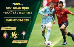 Fb88 soi kèo trận đấu Osasuna vs Celta Vigo