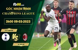 Fb88 soi kèo trận đấu Tottenham vs AC Milan