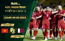 Fb88 soi kèo trận đấu U20 Việt Nam vs U20 Qatar