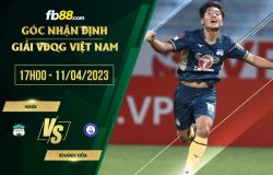 fb88-soi kèo HAGL vs Khánh Hòa