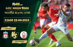 Fb88 soi kèo trận đấu Liverpool vs Nottingham