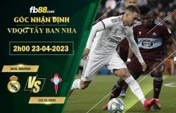 Fb88 soi kèo trận đấu Real Madrid vs Celta Vigo