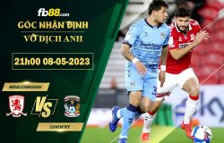 Fb88 soi kèo trận đấu Middlesbrough vs Coventry