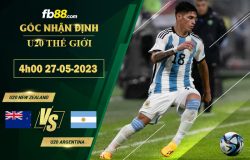 Fb88 soi kèo trận đấu U20 New Zealand vs U20 Argentina