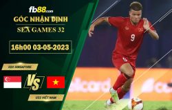 Fb88 soi kèo trận đấu U22 Singapore vs U22 Việt Nam