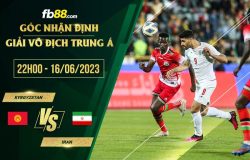 fb88-soi kèo Kyrgyzstan vs Iran