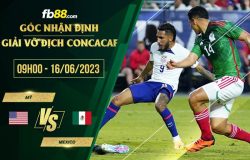 fb88-soi kèo Mỹ vs Mexico