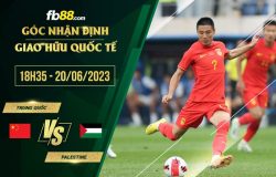 fb88-soi kèo Trung Quốc vs Palestine