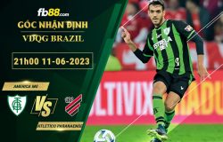 Fb88 soi kèo trận đấu America MG vs Atletico Paranaense