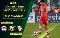 Fb88 soi kèo trận đấu Argentinos Jrs vs Platense