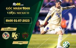 Fb88 soi kèo trận đấu Club America vs Juarez