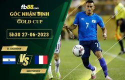 Fb88 soi kèo trận đấu El Salvador vs Martinique