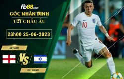 Fb88 soi kèo trận đấu U21 Anh vs U21 Israel