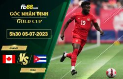 Fb88 soi kèo trận đấu Canada vs Cuba