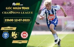 Fb88 soi kèo trận đấu HJK Helsinki vs Larne