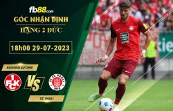 Fb88 soi kèo trận đấu Kaiserslautern vs St. Pauli