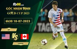 Fb88 soi kèo trận đấu Mỹ vs Canada