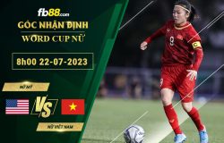 Fb88 soi kèo trận đấu nữ Mỹ vs nữ Việt Nam