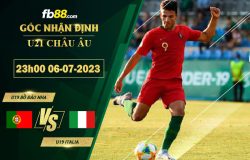 Fb88 soi kèo trận đấu U19 Bồ Đào Nha vs U19 Italia