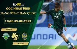 Fb88 soi kèo trận đấu Jeonbuk vs Incheon