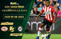 Fb88 soi kèo trận đấu PSV vs Sturm Graz