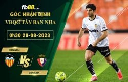 Fb88 soi kèo trận đấu Valencia vs Osasuna