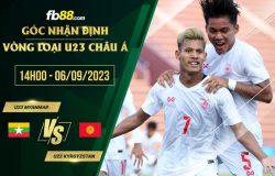 fb88-soi kèo U23 Myanmar vs U23 Kyrgyzstan