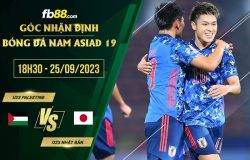 fb88-soi kèo U23 Palestine vs U23 Nhật Bản