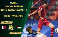 fb88-soi kèo U23 Qatar vs U23 Palestine