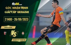 fb88-soi kèo Veres Rivne vs Shakhtar Donetsk