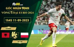 Fb88 soi kèo trận đấu Albania vs Ba Lan