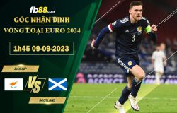 Fb88 soi kèo trận đấu Đảo Sip vs Scotland