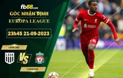 Fb88 soi kèo trận đấu LASK Linz vs Liverpool