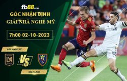 Fb88 soi kèo trận đấu Los Angeles vs Salt Lake