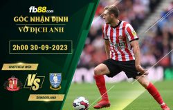 Fb88 soi kèo trận đấu Sheffield Wed vs Sunderland